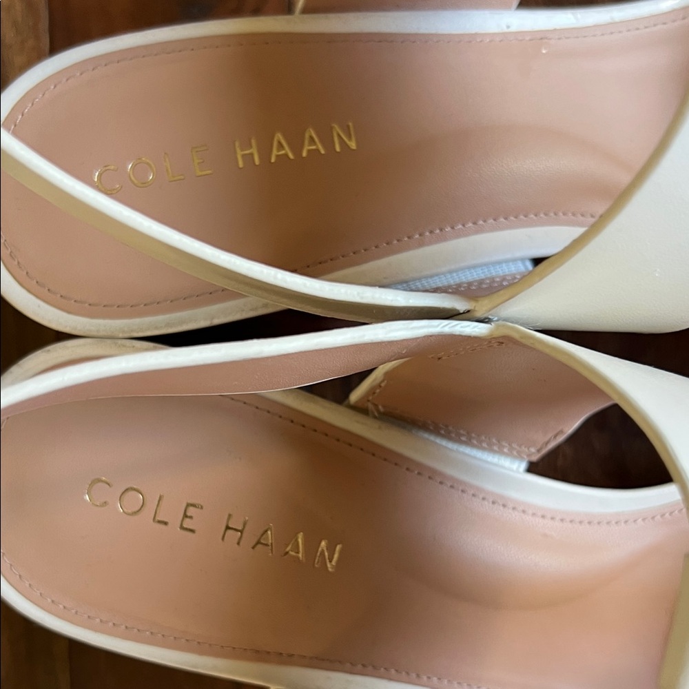 Cole Haan Women's Josie T-Strap Block Heel Sandals Size 7 1/2 - Picture 3 of 10